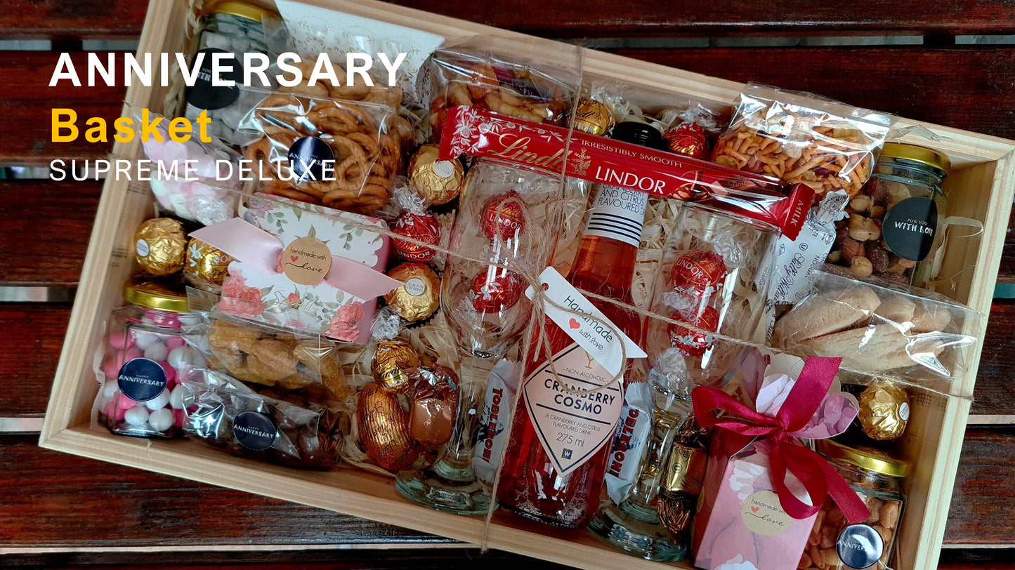 Anniversary Gift Basket Supreme Deluxe