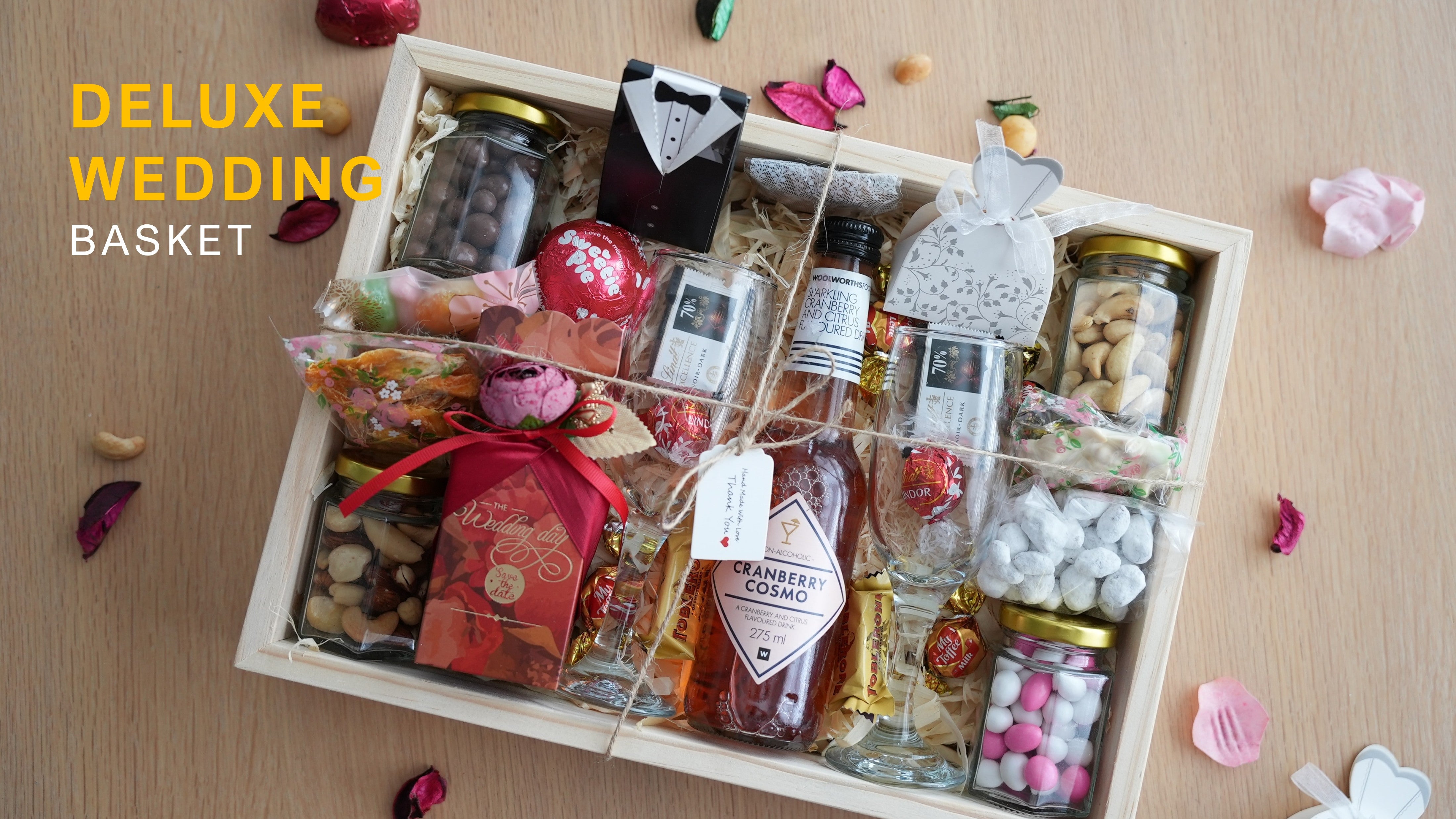 BYB Deluxe Wedding Gift Basket – Build Your Basket BYB Deluxe Wedding Gift Basket – Build Your Basket