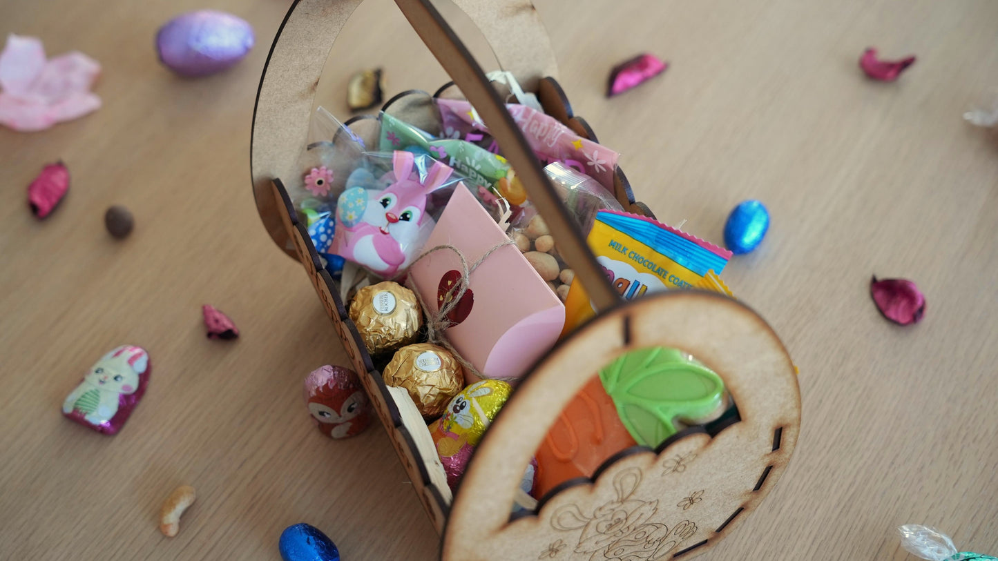 Engraved Easter Gift Box, side top view