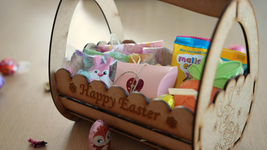 Engraved Easter Gift Box, right side view