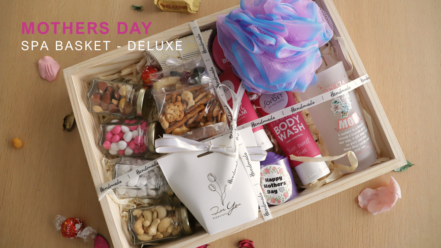 Mothers Day Deluxe Spa Gift Basket