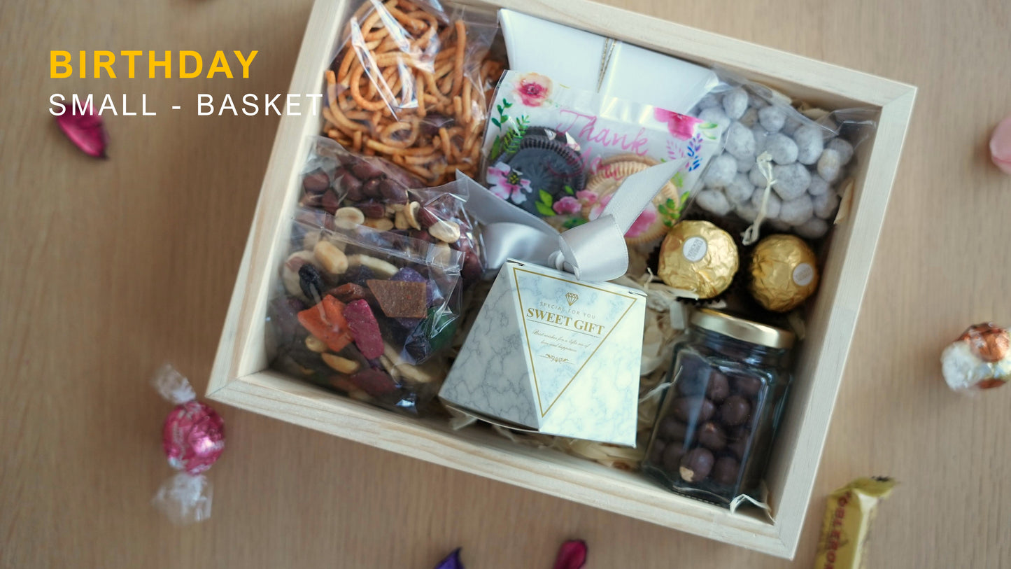 Birthday Gift Basket, small, top view