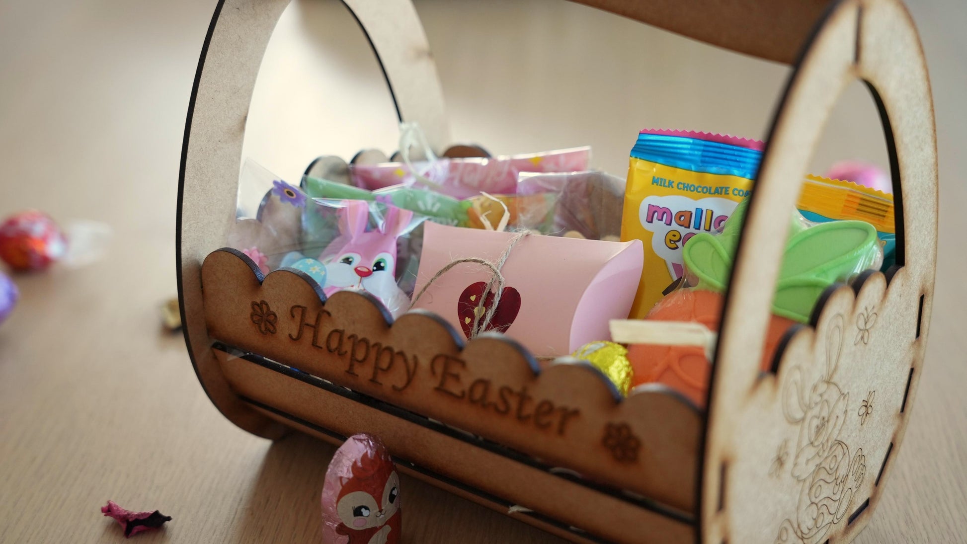 Engraved Easter Gift Box, right side view