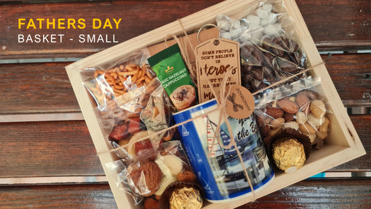Fathers Day Gift Basket Small, top view