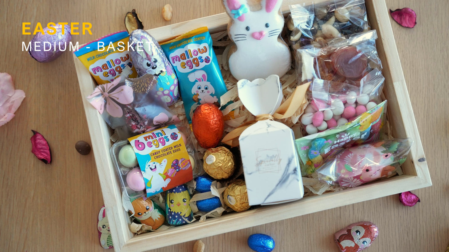 Easter Gift Basket, Medium, top view