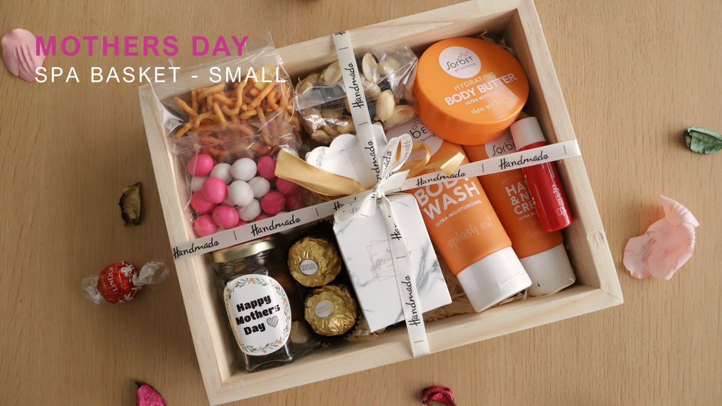Mothers Day Small Spa Gift Basket